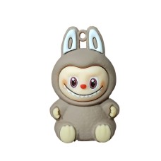 PED025 - PINGENTE EMBORRACHADO LABUBU