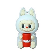 PED031 - PINGENTE EMBORRACHADO LABUBU