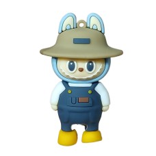 PED037 - PINGENTE EMBORRACHADO LABUBU
