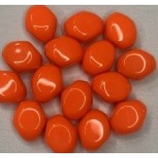 CDR009 - CONTAS DE RESINA LARANJA NEON