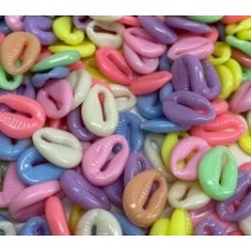LM0083 BUZIOS DE PLASTICO COLORIDOS