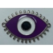 OL0061 - PINGENTE OLHO GREGO DE RESINA ROXO