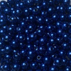 PE0120 - PEROLA DE ABS N°06 AZUL ESCURO