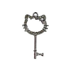 PES0128 - PINGENTE DE STRASS CHAVE