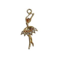 PES0148 - PINGENTE DE STRASS BAILARINA