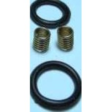 MSO004 MOLA E SILICONE PARA ÓCULOS PRETO COM DOURADO